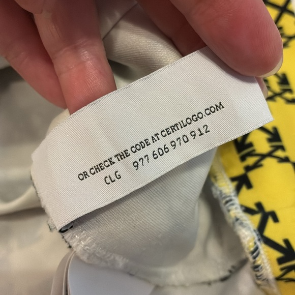 OFF-WHITE Athleisure Monogram Hoodie Blue/Green/Yellow Size S - Picture 10 of 16